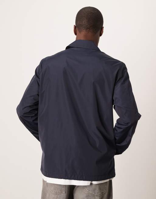 Calvin Klein Jeans nylon coach jacket in navy | ASOS