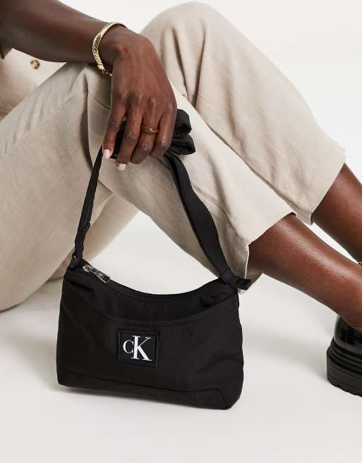 Calvin klein deals monogram shoulder bag