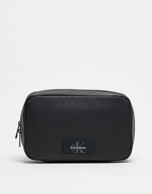 Calvin Klein Jeans Est.1978 Nylon Toiletry Bag In Black