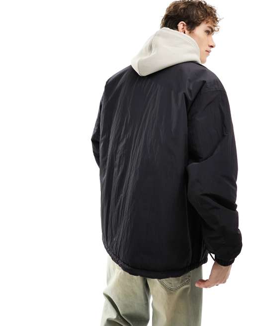 Calvin Klein Jeans - Omkeerbaar uniseks skater-jack in zwart, 4 van 4