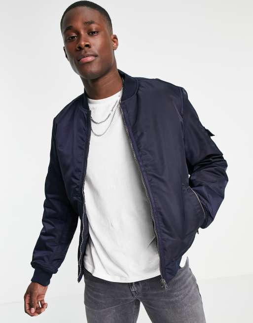 Calvin Klein Jeans ormer military padded bomber jacket