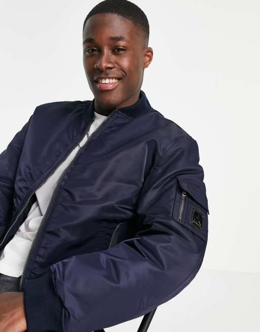 Calvin Klein Jeans ormer military padded bomber jacket