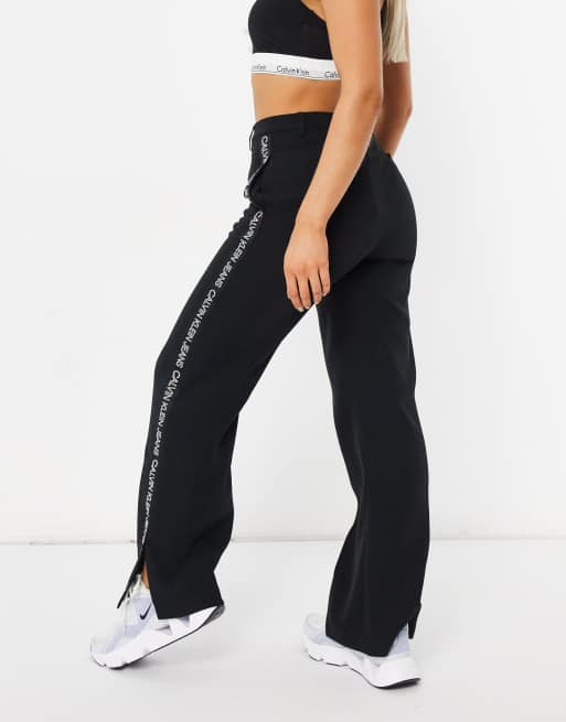 Calvin klein hot sale logo pants