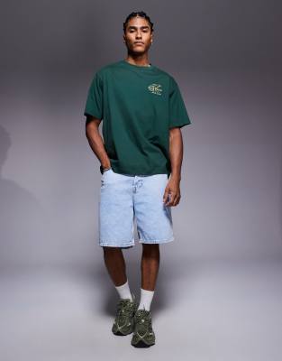 Calvin Klein Jeans Est.1978 Outline Monologo T-shirt In Green