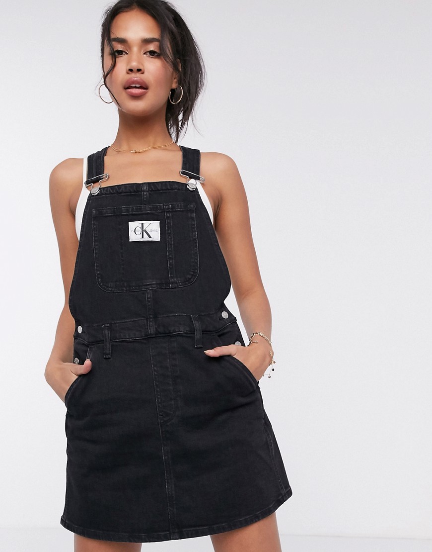 Calvin Klein Jeans overall dress in black