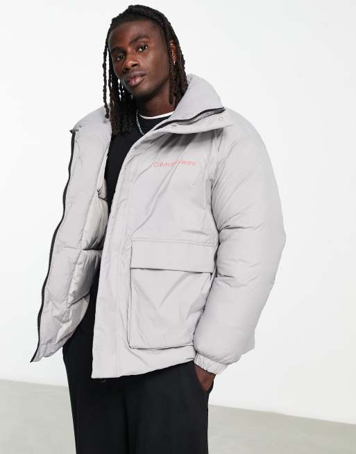 Calvin klein sale oversized puffer jacket