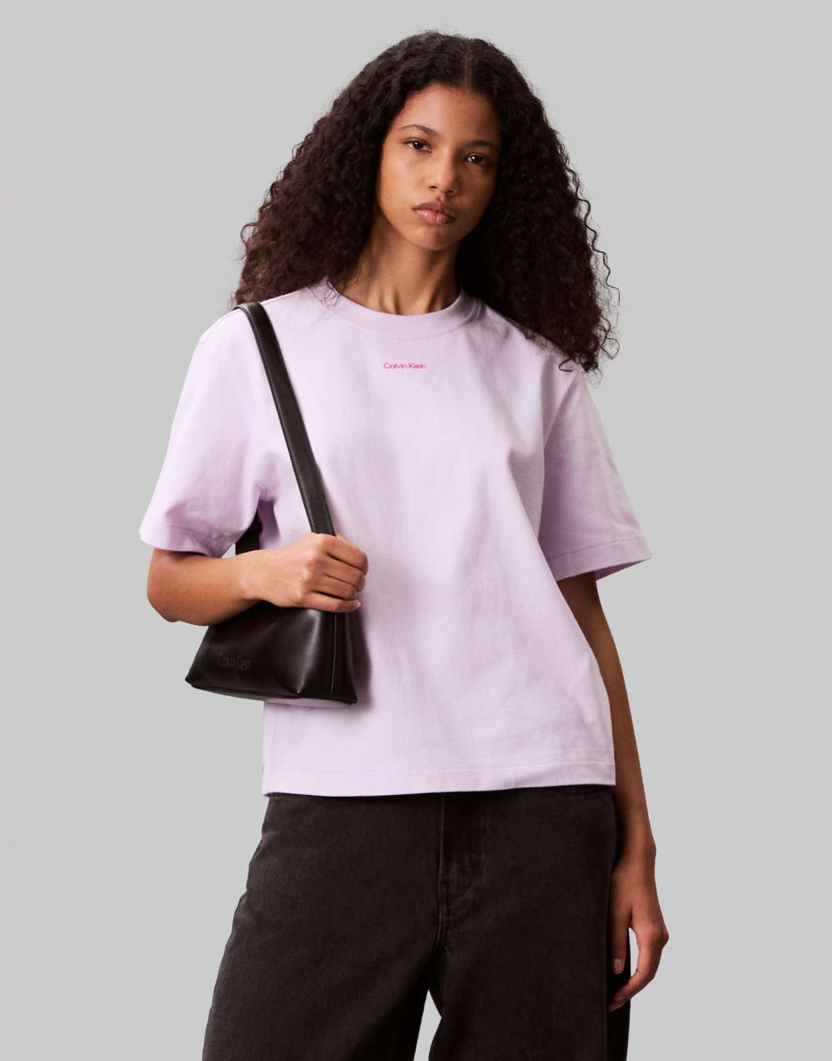 Calvin Klein Jeans oversized t-shirt in lilac