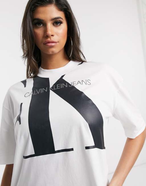 CALVIN KLEIN JEANS - Women's T-shirt with nuanced logo - Size 