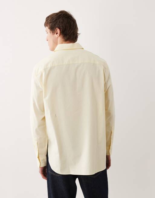 Calvin Klein Jeans – Oxford-Hemd in Hellgelb, 3 von 5