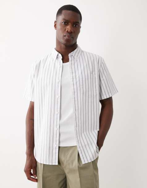 Calvin Klein Jeans - Oxford overhemd met groene strepen - view 1