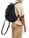 [Calvin Klein Jeans] Calvin Klein Jeans packable backpack in black One Size Black