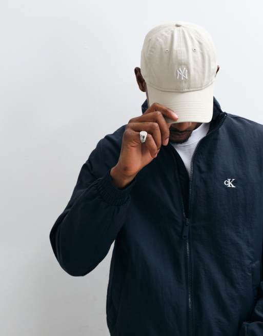 Calvin Klein Jeans padded nylon Harrington jacket in navy blue, 3 of 5