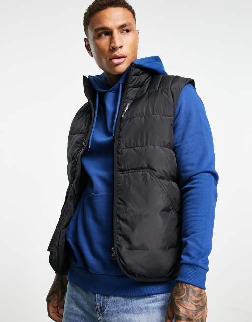 Calvin Klein Jeans padded vest in black ASOS