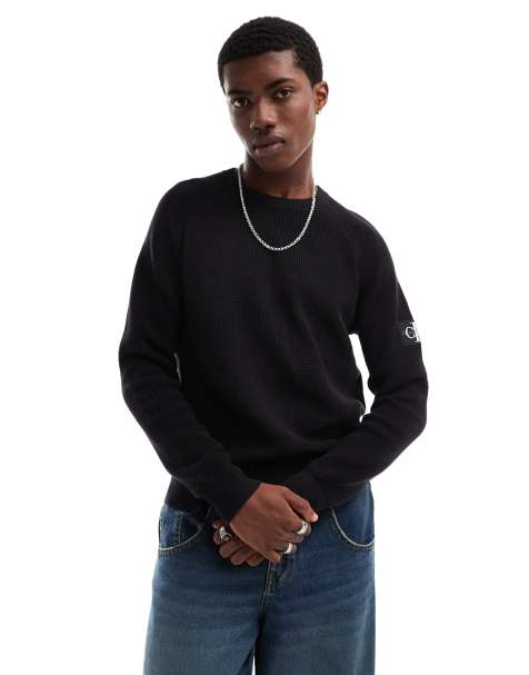 Calvin Klein Jeans - Pantalon à écusson - Noir - view 1