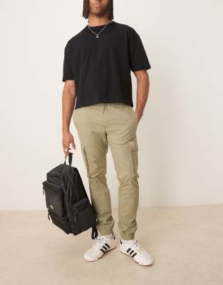 Pantalon cargo ajust - Beige dlav - Calvin Klein Jeans - Modalova