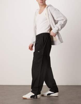 Calvin Klein Jeans - Pantalon cargo en popeline - Noir - view 1