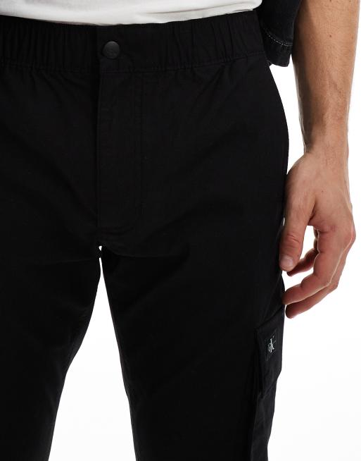 Calvin Klein Jeans - Pantalon cargo slim - Noir, 4 de 5