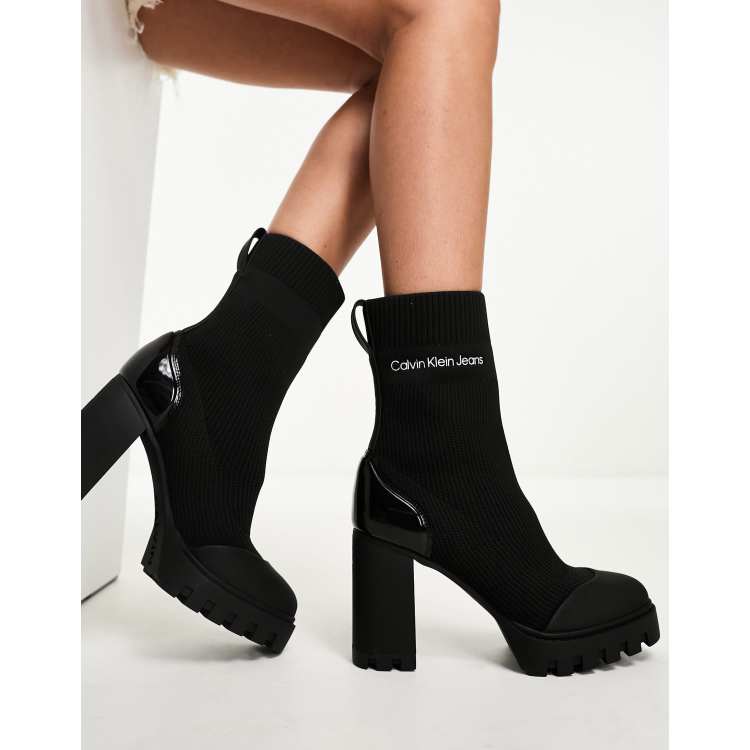 Calvin klein platform boots new arrivals