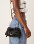 [Calvin Klein Jeans] Calvin Klein Jeans plisse mini bag in black One Size Black