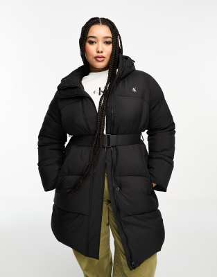 Calvin klein plus on sale size puffer coat