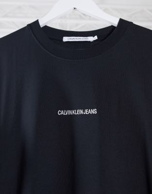 calvin klein tape t shirt