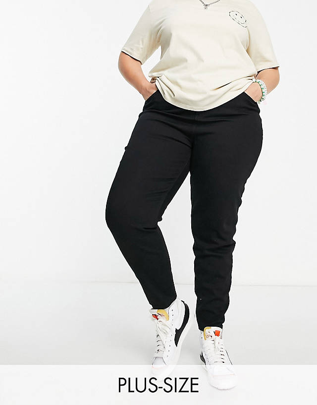 Calvin Klein Jeans - plus mom jeans in black