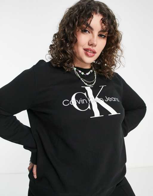 Calvin Klein Jeans Sweatshirt in Black