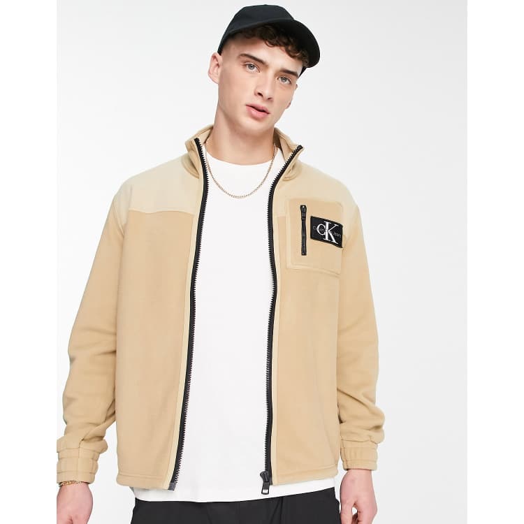 Calvin Klein Blocking Zip-Through Fleece