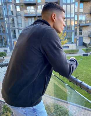 calvin klein jeans polar fleece puffer jacket