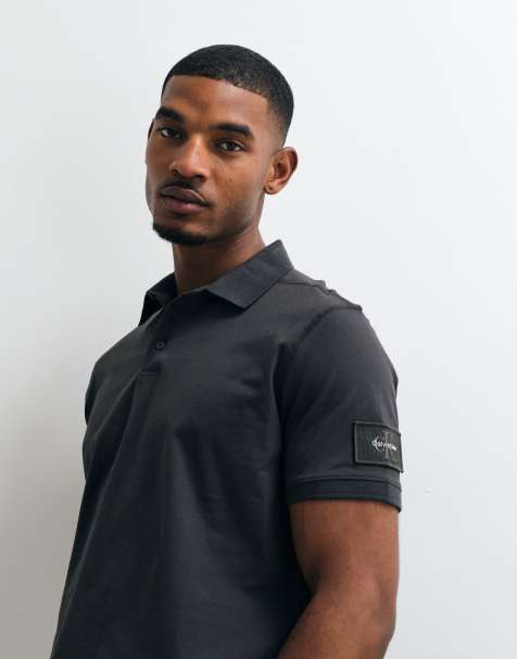Calvin Klein Jeans polo badge noir - view 1