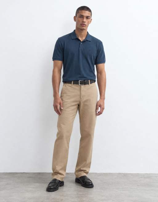 Calvin Klein Jeans polo en piqué bleu marine, 8 de 9