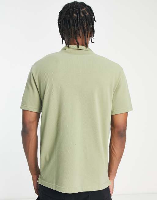 Calvin Klein Jeans polo shirt in sage green, 2 of 4