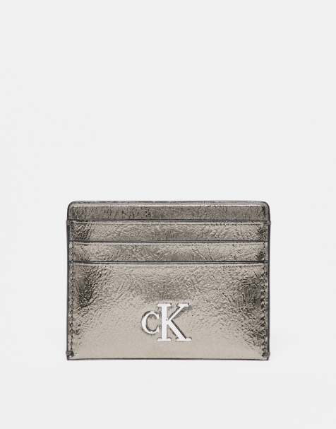 Calvin Klein Jeans - Porte-cartes à monogramme minimaliste - Bronze - view 1