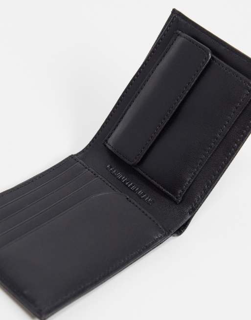 Calvin Klein Jeans - Portefeuille à deux volets avec compartiment pour monnaie - Noir, 4 de 4