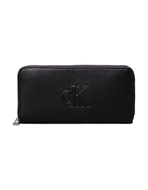 Calvin Klein Jeans - Portefeuille zippé - Noir