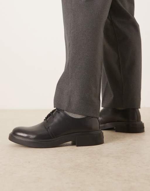 Calvin Klein Jeans Postman Derby lace up loafers in black