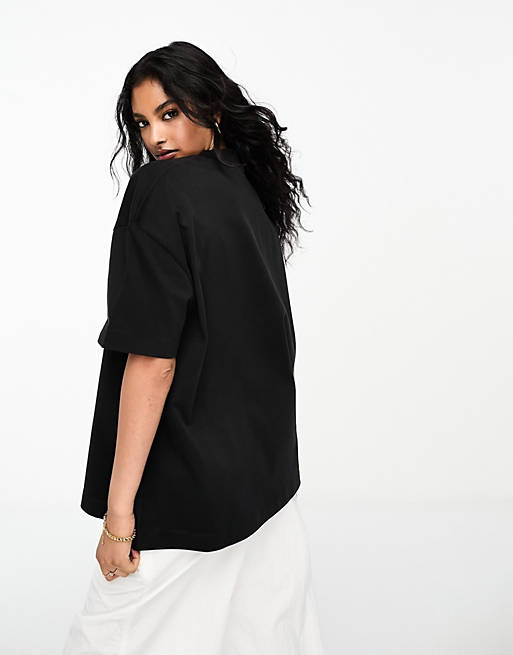 Calvin Klein Jeans premium monologo t-shirt in black | ASOS