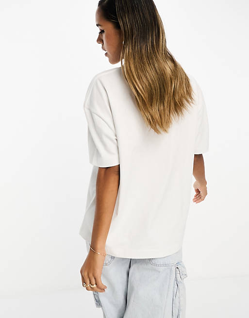 Calvin Klein Jeans premium monologo t-shirt in white | ASOS