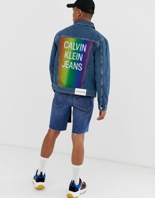 calvin klein pride jean jacket