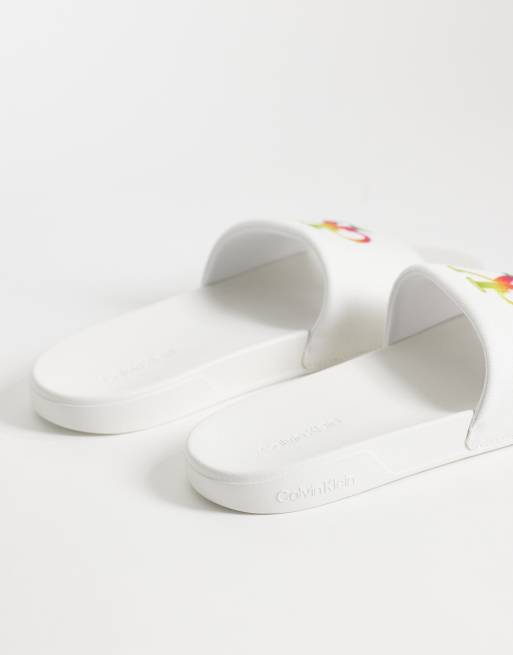Calvin Klein Jeans – Pride – Białe klapki, 4 z 4