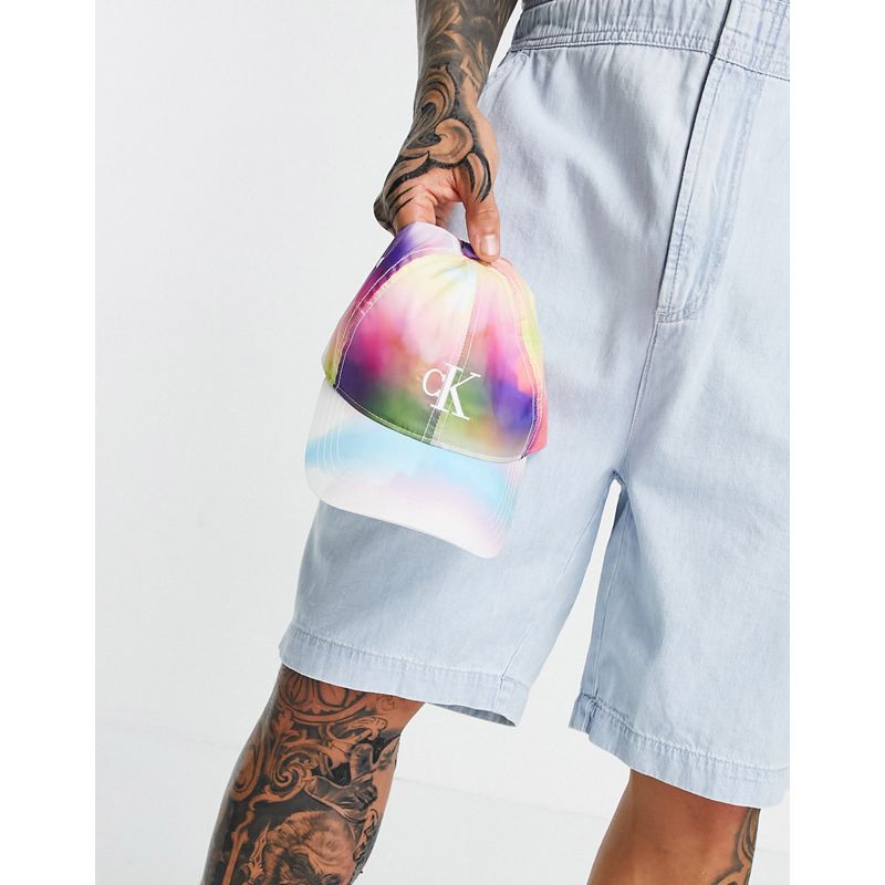 Designer  Calvin Klein Jeans - Pride - Cappellino con stampa arcobaleno e logo