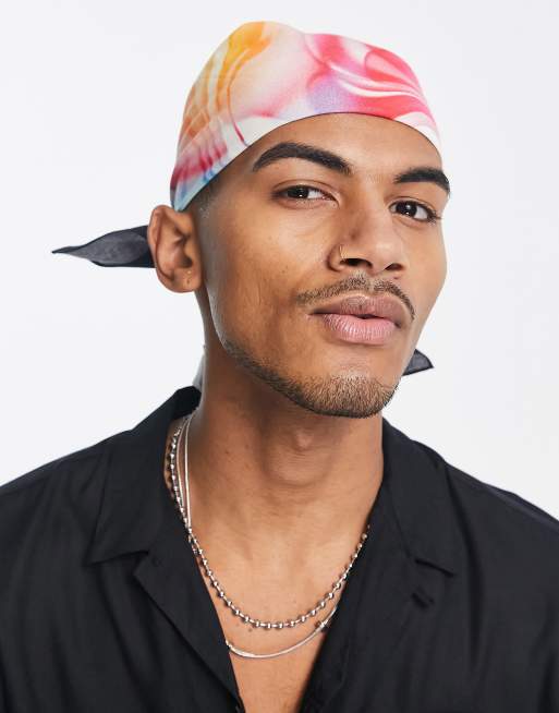 Calvin Klein Jeans - Pride Capsule - Bandana en coton effet tie-dye - Multicolore - MULTI
