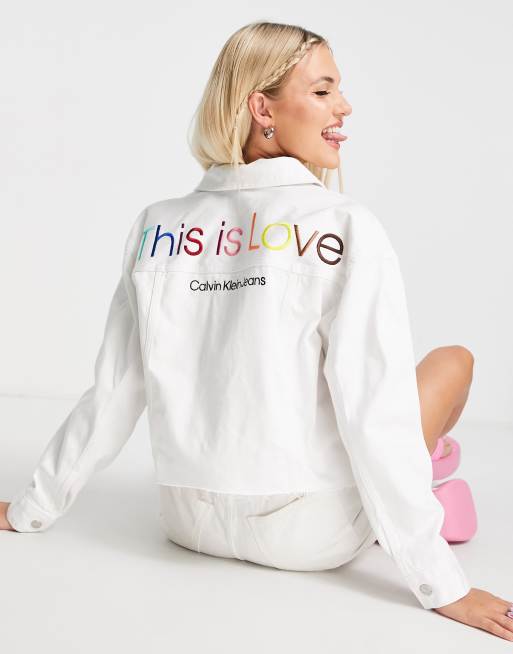 Calvin klein pride jacket 2025