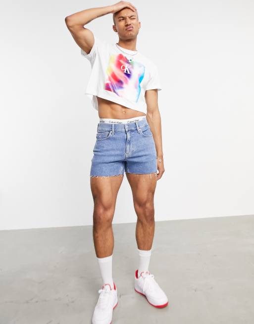 Pride store jean shorts