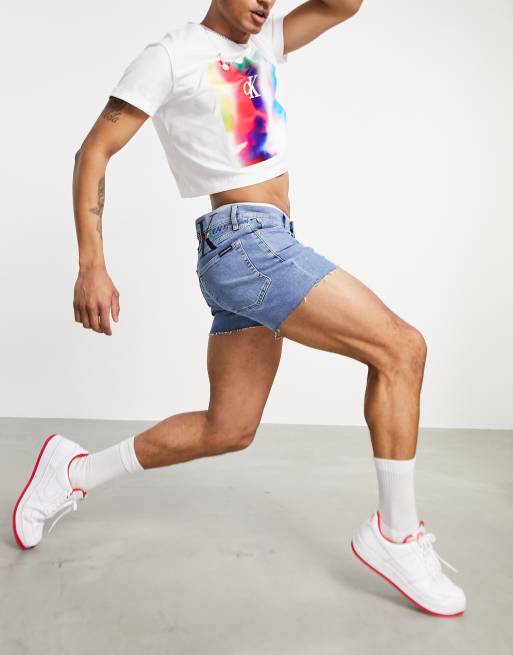 Pride store jean shorts