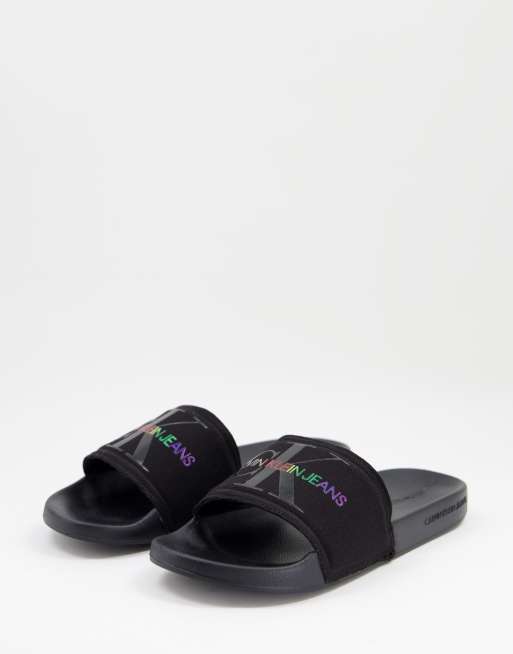 asos calvin klein sliders