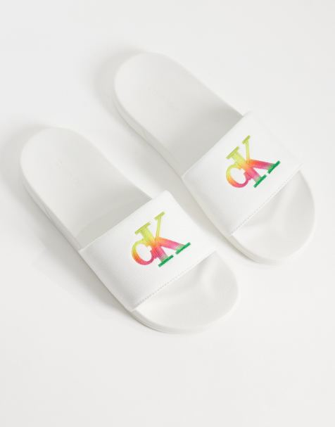 Calvin Klein Jeans - Pride - Slippers in wit - view 1