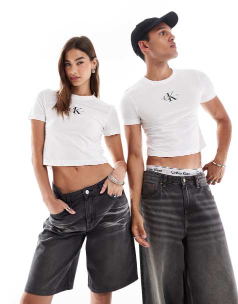 Calvin Klein Jeans Pride unisex baby tee in white - view 1