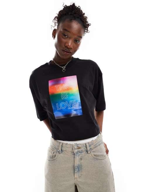 Calvin klein pride t shirt store
