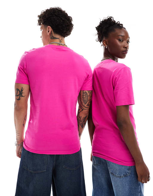 Calvin Klein Jeans Pride unisex slim t-shirt in pink, 2 of 4